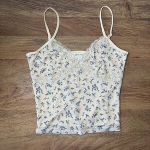 NWOT Pink Rose Floral Cami